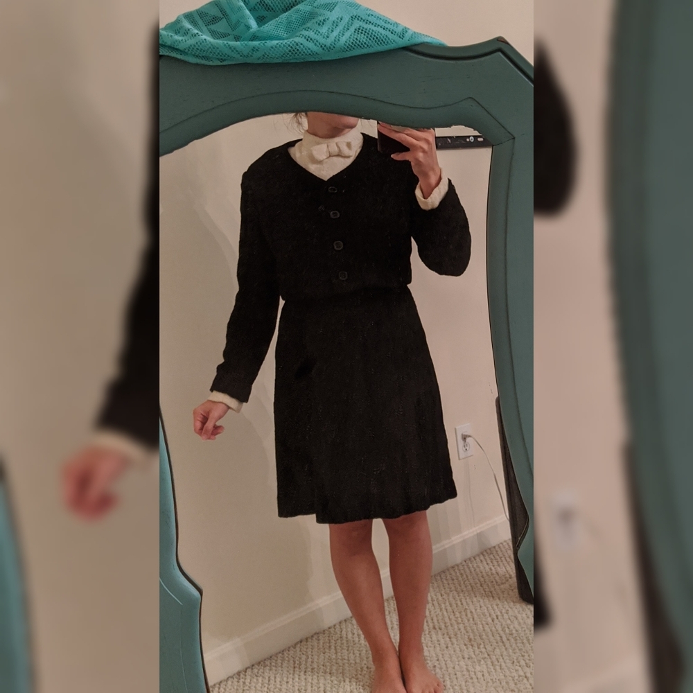 Vintage Bobbie Brooks sleeveless dress and jacket